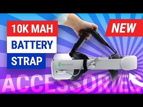 BeswinVR 10,000mAh Elite Battery Strap for Meta Quest 2 Review