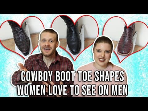 Which Cowboy Boot Toe Shapes Do Women Find Most Attractive?