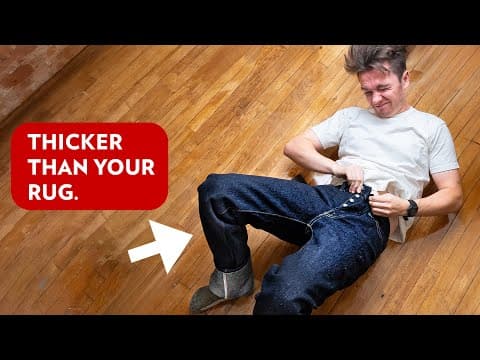 I Wore The Heaviest Jeans That Will Ever Be Made*